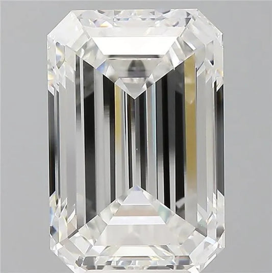 7.50ct Emerald Lab Grown Diamond (Colour E, Clarity VVS2, IGI Certified)