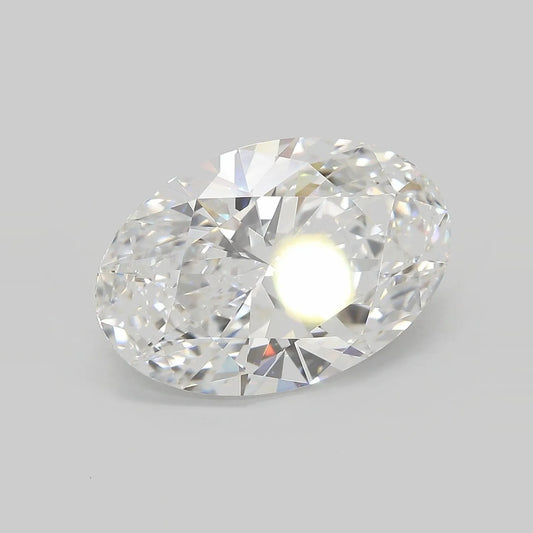8.07ct Oval Lab Grown Diamond (Colour D, Clarity VVS2, IGI Certified)