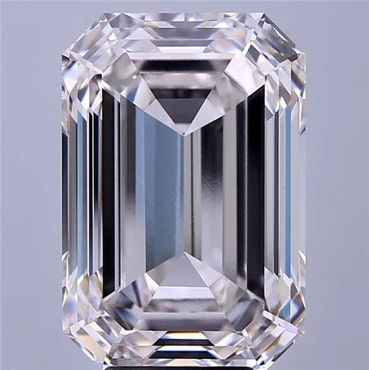 8.23ct Emerald Lab Grown Diamond (Colour E, Clarity VVS2, IGI Certified)