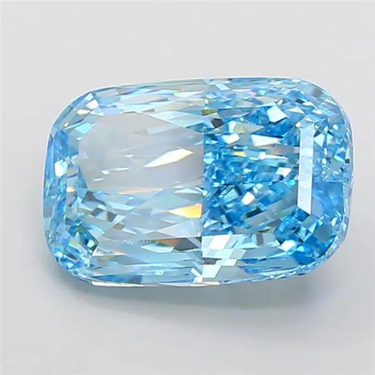 8.36ct Cushion modified Lab Grown Diamond (Colour Fancy Vivid Blue, Clarity VVS2, IGI Certified)