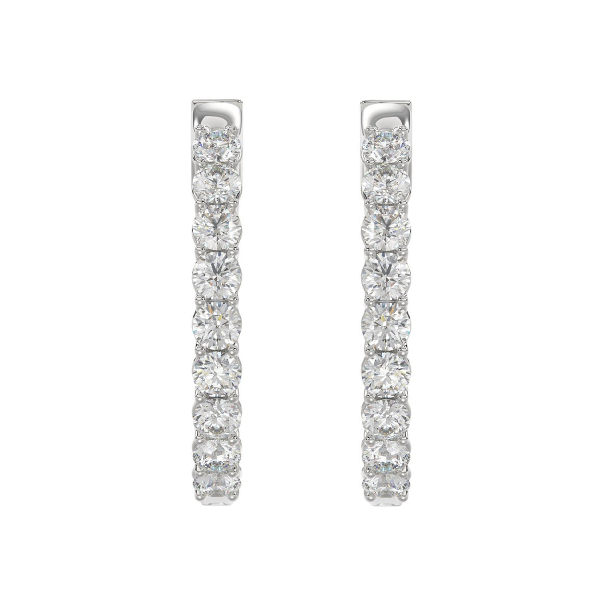 10K White Gold, angled view