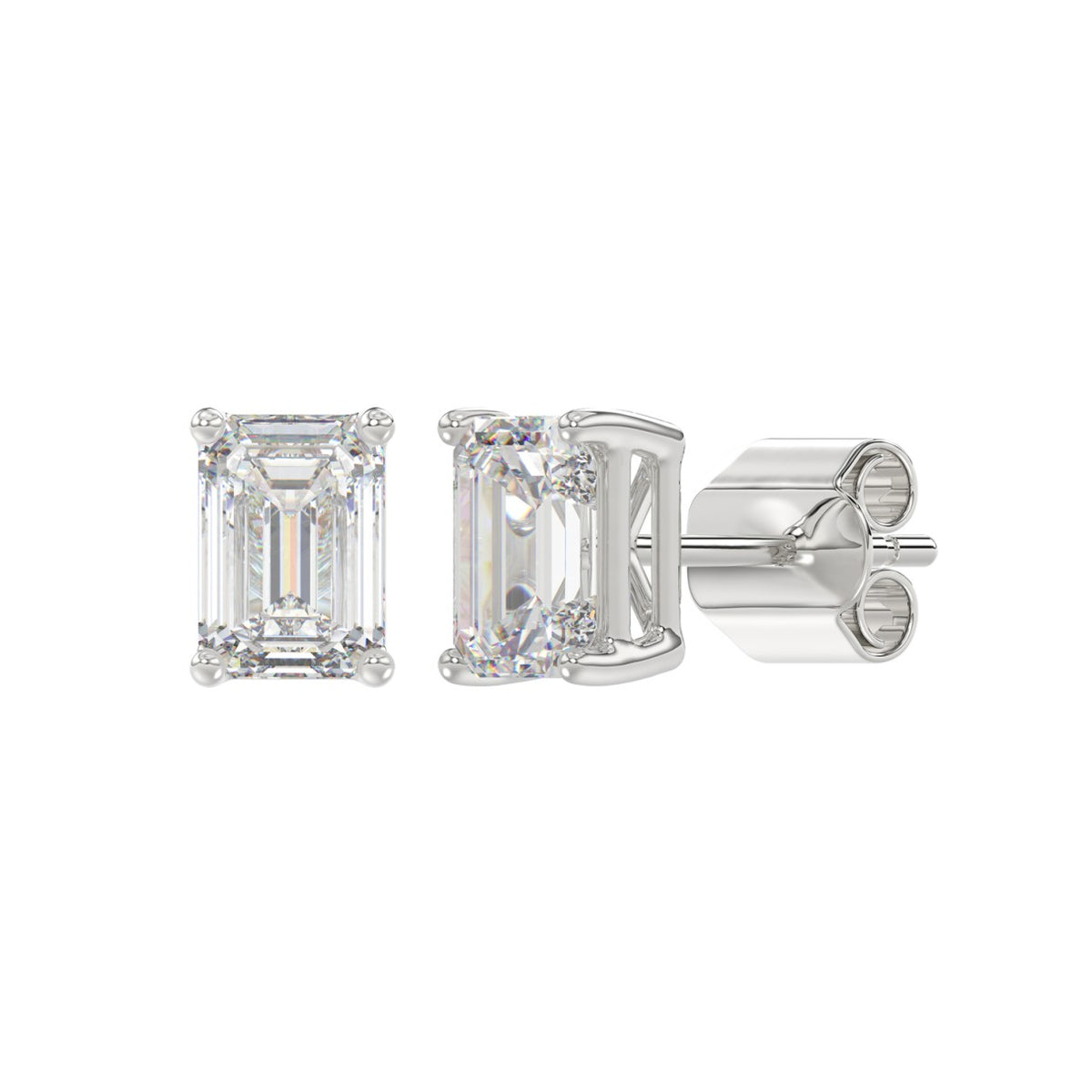 10K White Gold, angled view