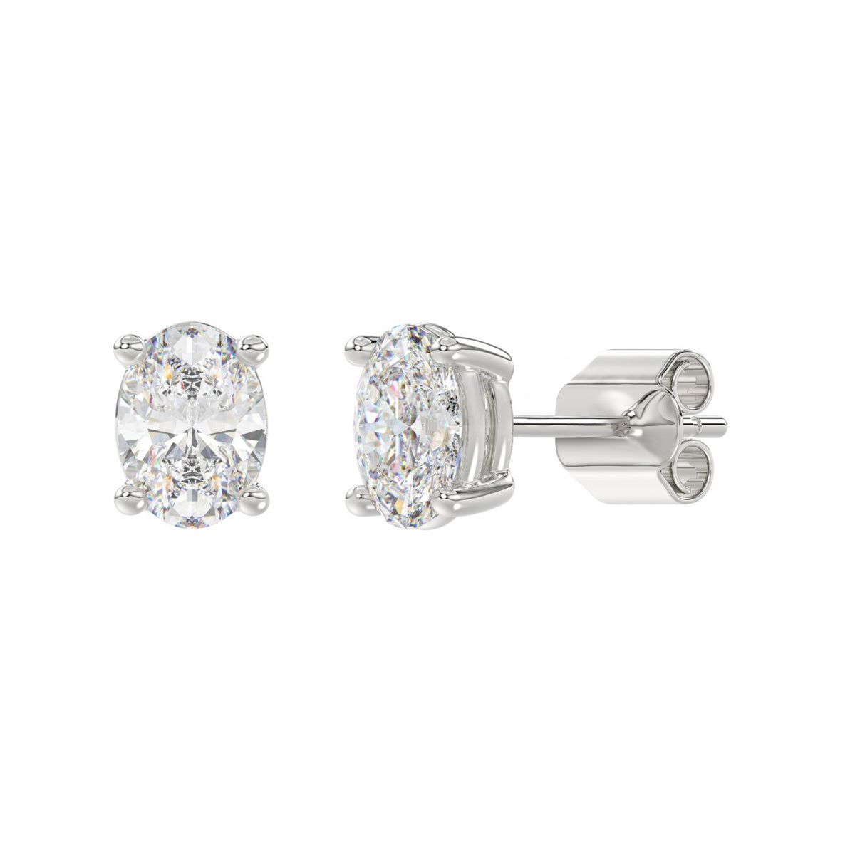 10K White Gold, angled view