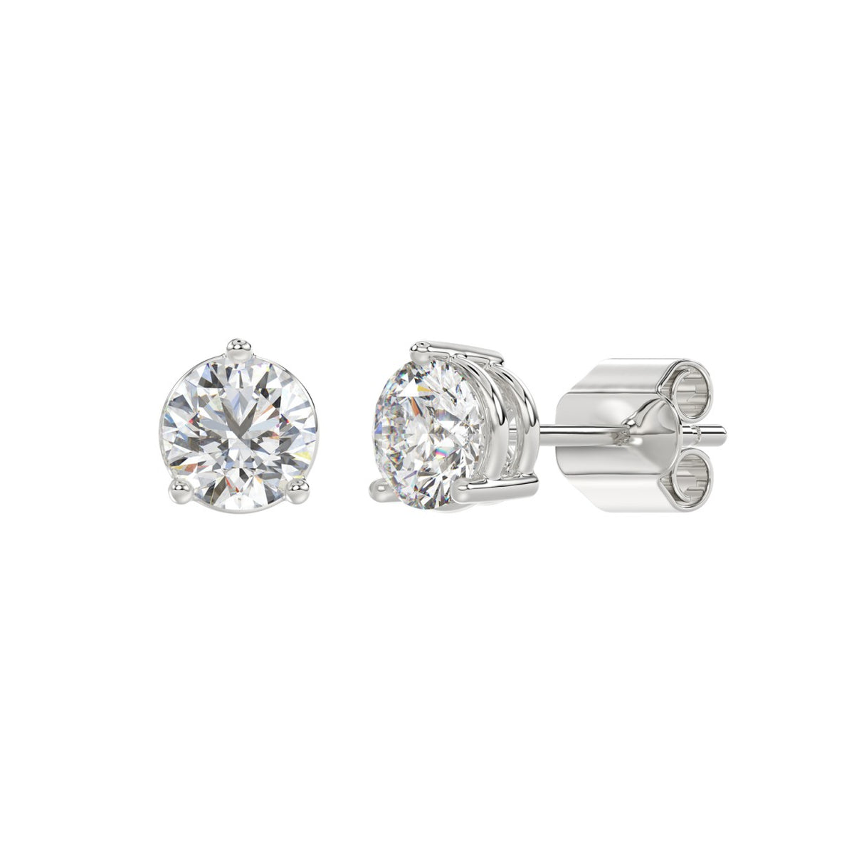 10K White Gold, angled view