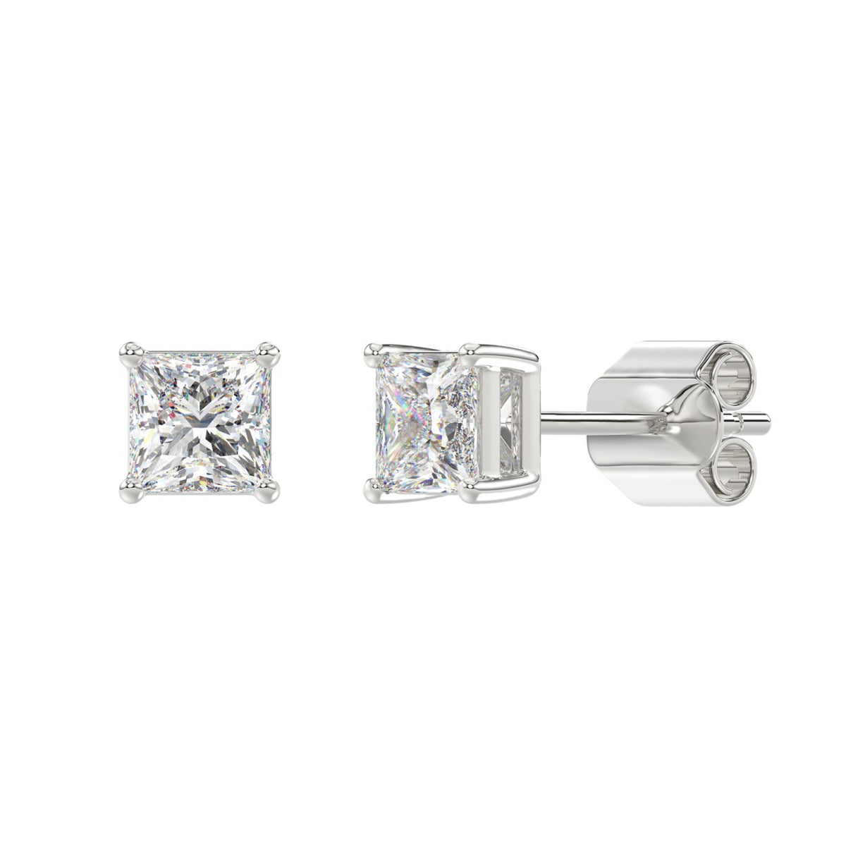 10K White Gold, angled view