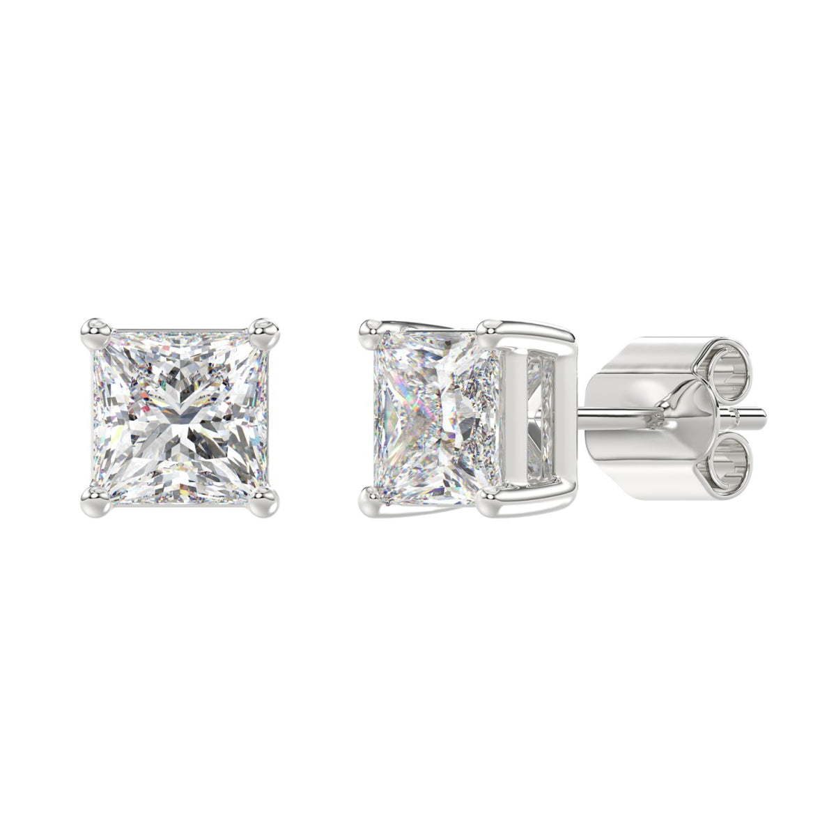 10K White Gold, angled view