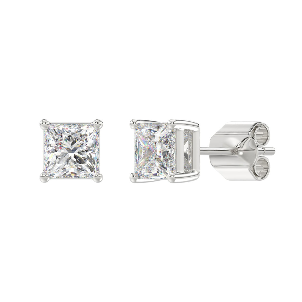 10K White Gold, angled view