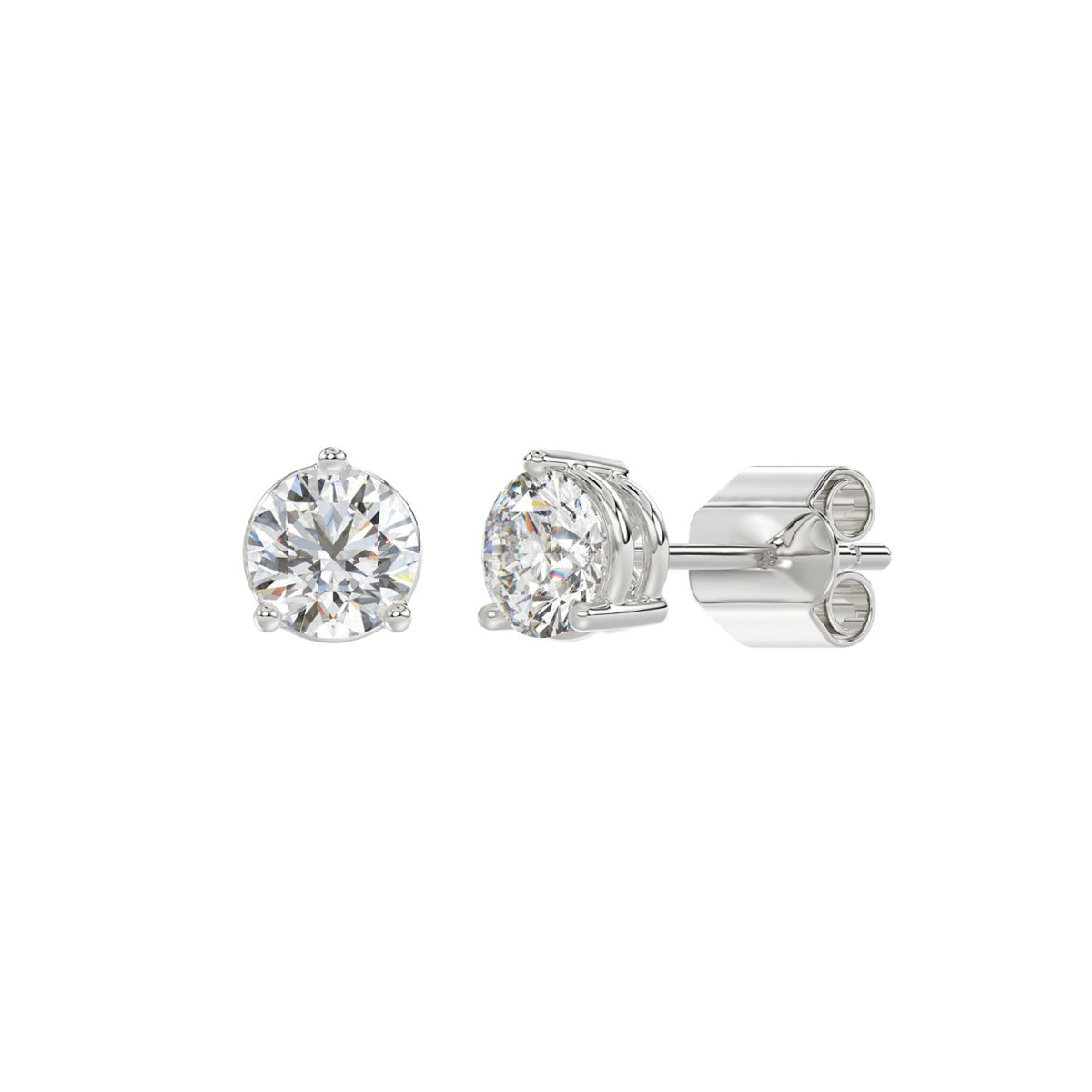 10K White Gold, angled view