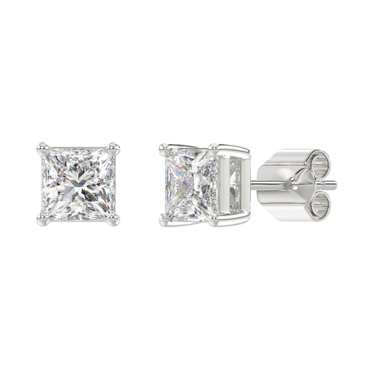 10K White Gold, angled view