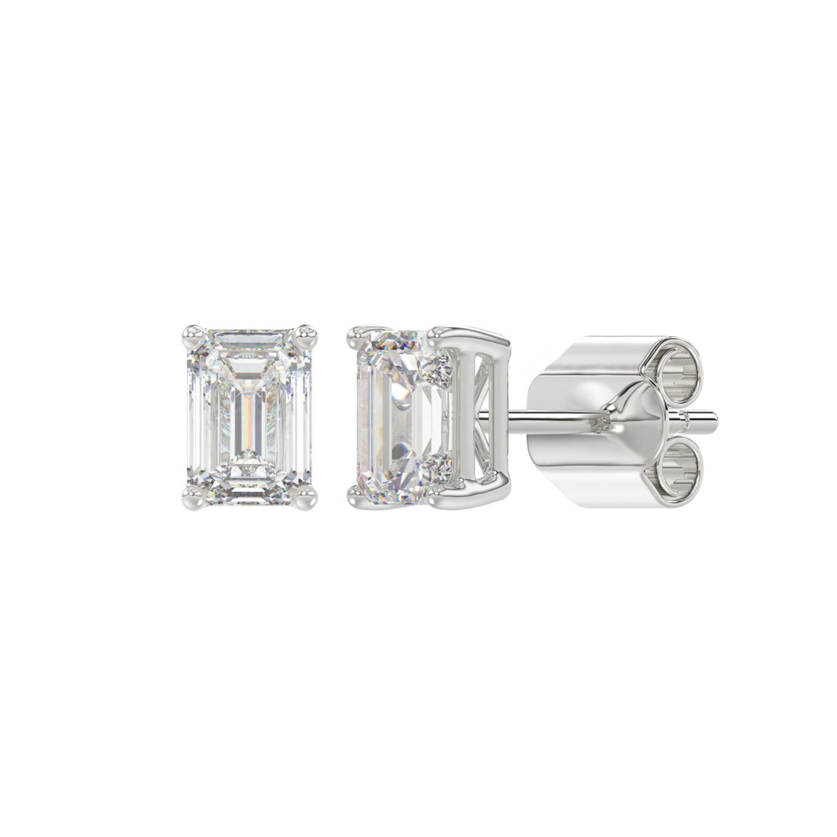 10K White Gold, angled view