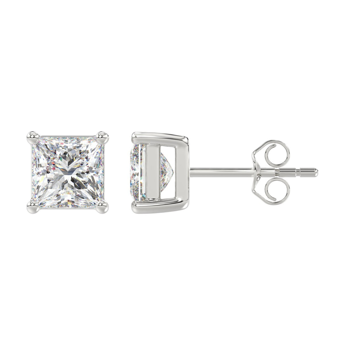 10K White Gold, flat view