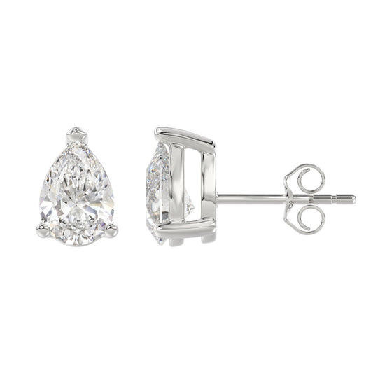 10K White Gold, flat view
