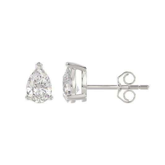 10K White Gold, flat view