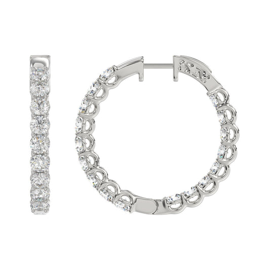10K White Gold, flat view