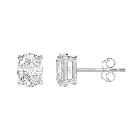 10K White Gold, flat view
