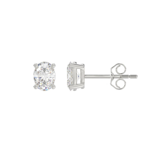 10K White Gold, flat view