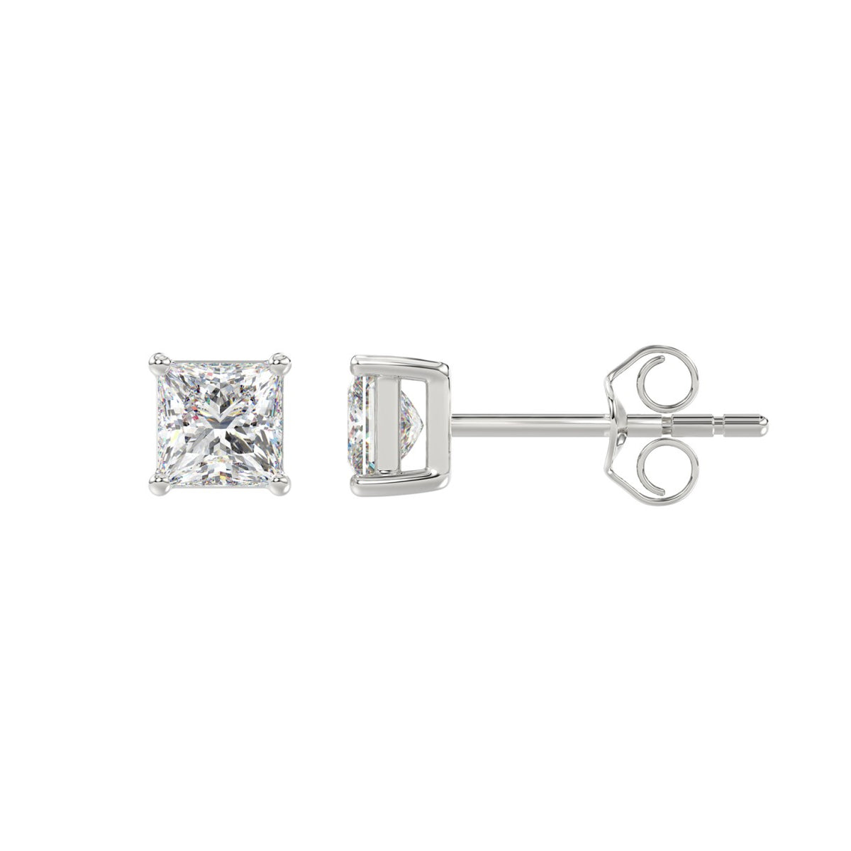 10K White Gold, flat view