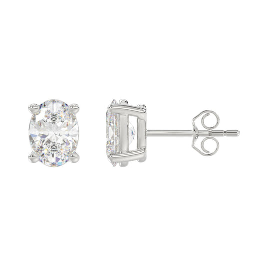 10K White Gold, flat view