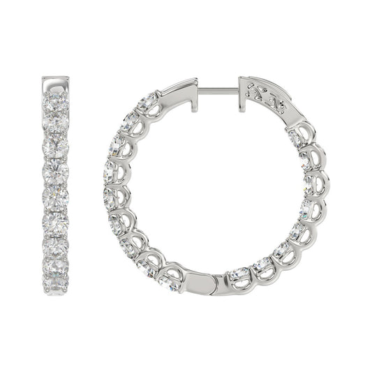 10K White Gold, flat view