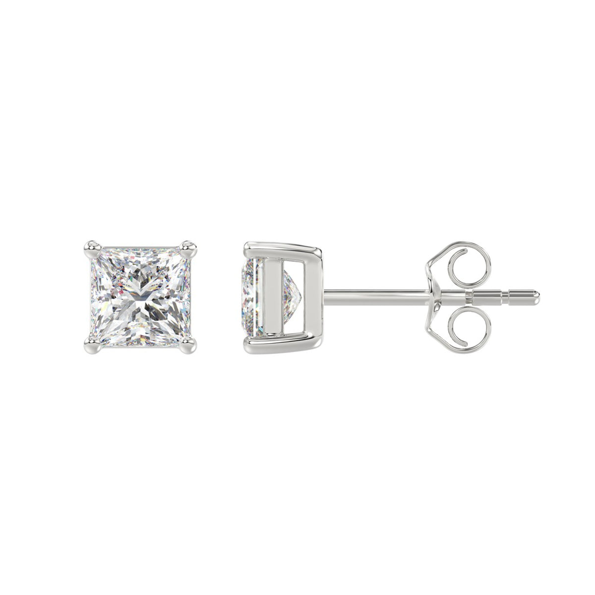 10K White Gold, flat view