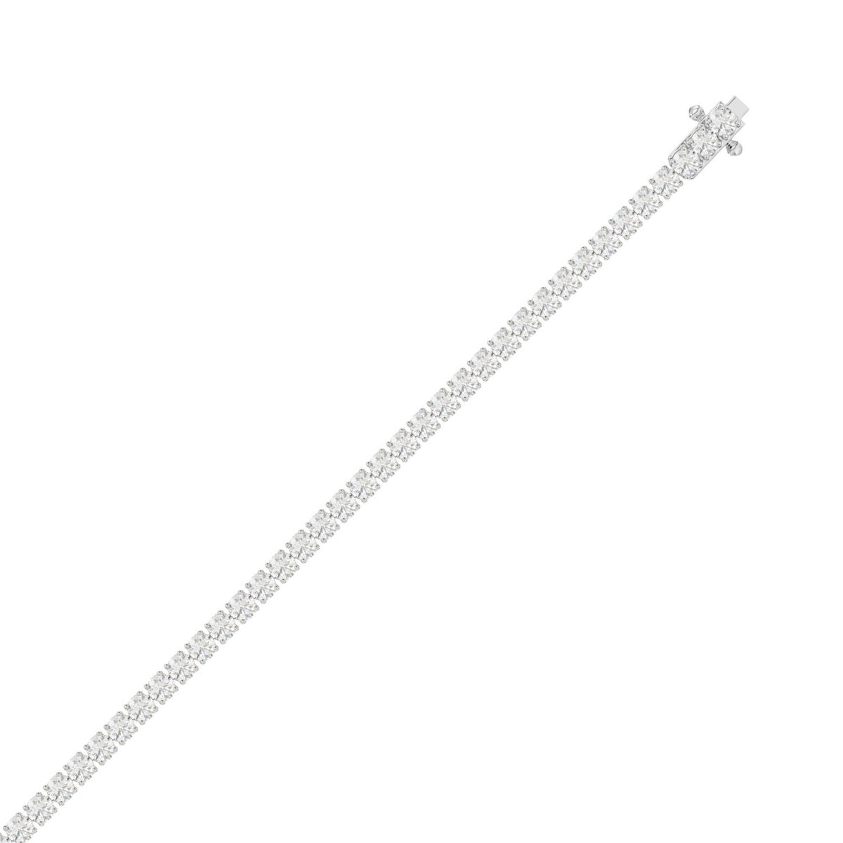 10K White Gold, flat view