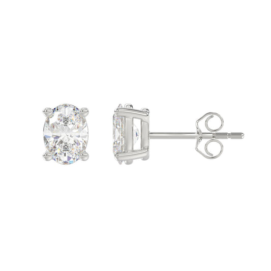 10K White Gold, flat view